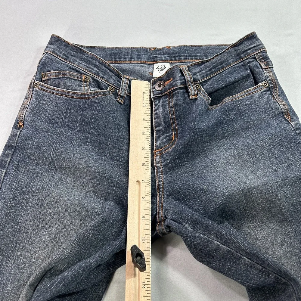 Prana‎ Jeans Womens Medium Blue Flare Bootcut W4TRIX Stretch Denim Classic Pants